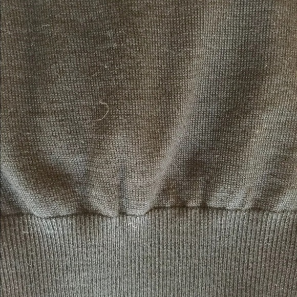 Point Zero Men’s V Neck Sweater Black Large Merino Wool Blend - Picture 6 of 11